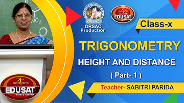 Trigonometry, Height & Distance || Math || Class - X