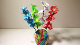 3 paper craft | Paper Craft Ideas Paper Flowers DIY by SemiHigh Production 524 views 1 year ago 8 minutes, 12 seconds