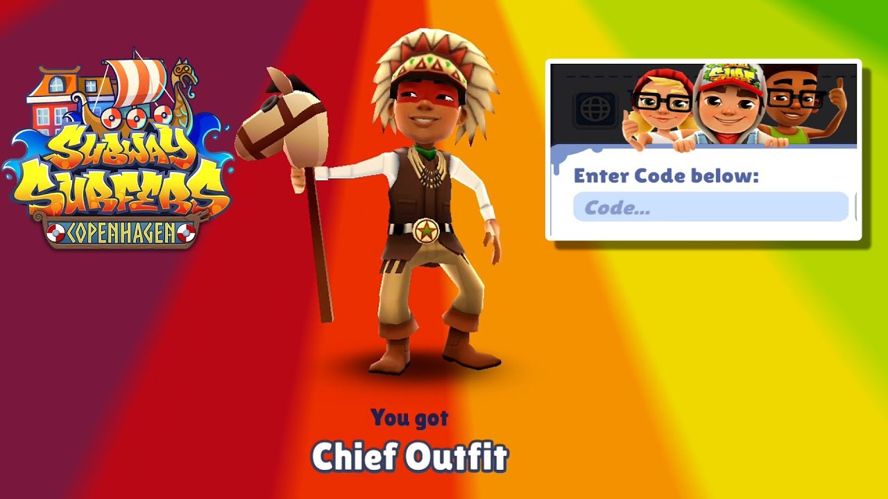 SUBWAY SURFERS PROMO CODE COPENHAGEN 2021
