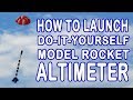 Launching the Water Rocket Altimeter with Parachute Deploy