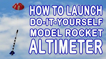 Launching the Water Rocket Altimeter with Parachute Deploy