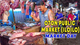 A Glimpse into  OTON PUBLIC MARKET Market Day (Monday) | ILOILO Province Walking Tour |