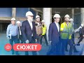 Глава Якутии Айсен Николаев осмотрел ход строительства Арктического центра эпоса и искусств