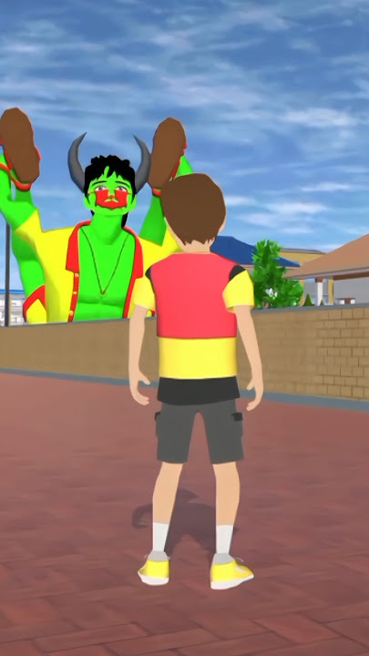 Utah sedang menonton Bare Monster👹😵#sakura#sakuraschoolsimulator#shortsvideo#viral#shorts