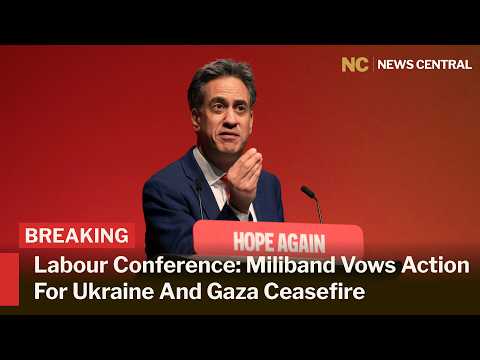 Miliband at Labour's Annual Conference: Stand with Ukraine & Counter Gaza War Crimes | AC1F