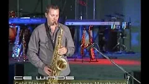 CE Winds Gold Plated Tenor Saxophone Mouthpiece