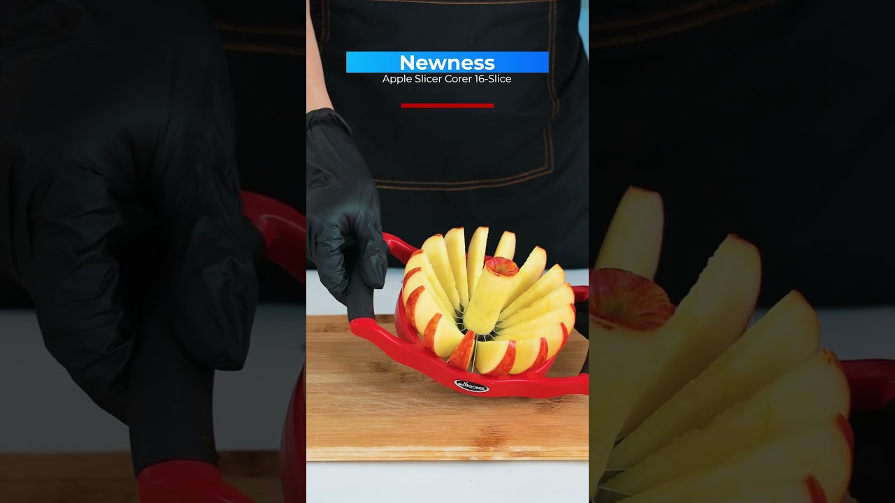 Effortlessly Core & Slice Apples with the Newness 16-Slice Apple Slicer! # slicer #5minutecrafts 