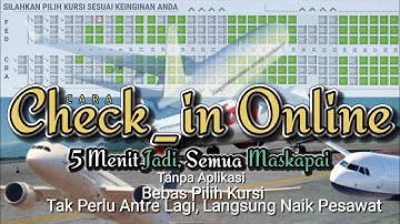 Cara Check In Online Semua Maskapai (Pesawat), Siapkan Kode Booking, Proses 5 Menit Tanpa Aplikasi