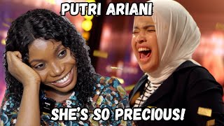 She’s A Star! PUTRI ARIANI receives the GOLDEN BUZZER | AGT 2023 | REACTION!!!