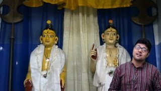 Probhu toma lagi ankhi jage by Saurav Goswami(Rabindra sangeet selfie video) with lyrics