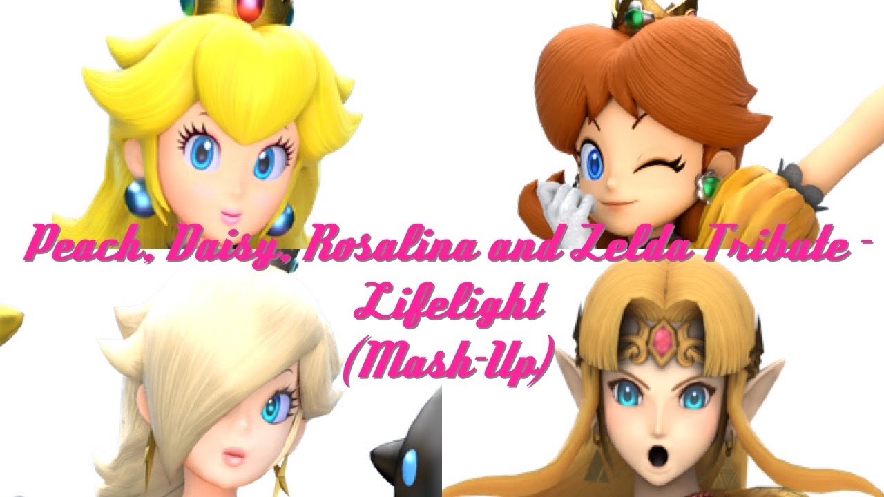 SSBU - Peach (me) and Daisy vs Rosalina & Luma and Zelda 
