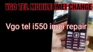 Vgo Tel Mobile imei change code Vgo tel i550 imei change