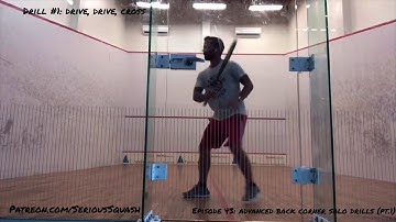 Squash Shots: Advanced Back Corner Solo Drills part 1