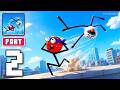 Flip Jump - Gameplay Walkthrough Part 2 - Spin Leaps Chase Glory (iOS, Android)