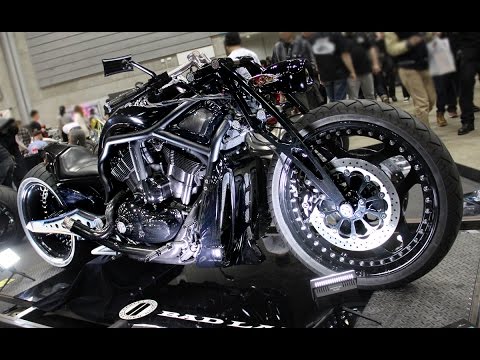 Harley Davidson Vrsc V Rod Custom Bike By Bad Land Youtube