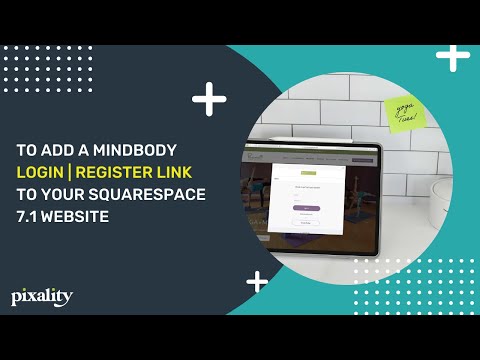 How to add a Mindbody Login | Register link to the navigation of your Squarespace 7.1 website