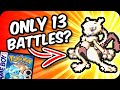 Can Mewtwo beat Pokemon Red/Blue with only 13 battles? || Ultra Minimum Battles
