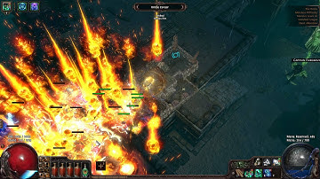 Path of Exile: Spectral Throw Dagger Cast on Crit Firestorm Insane Shadow Docks Merciless