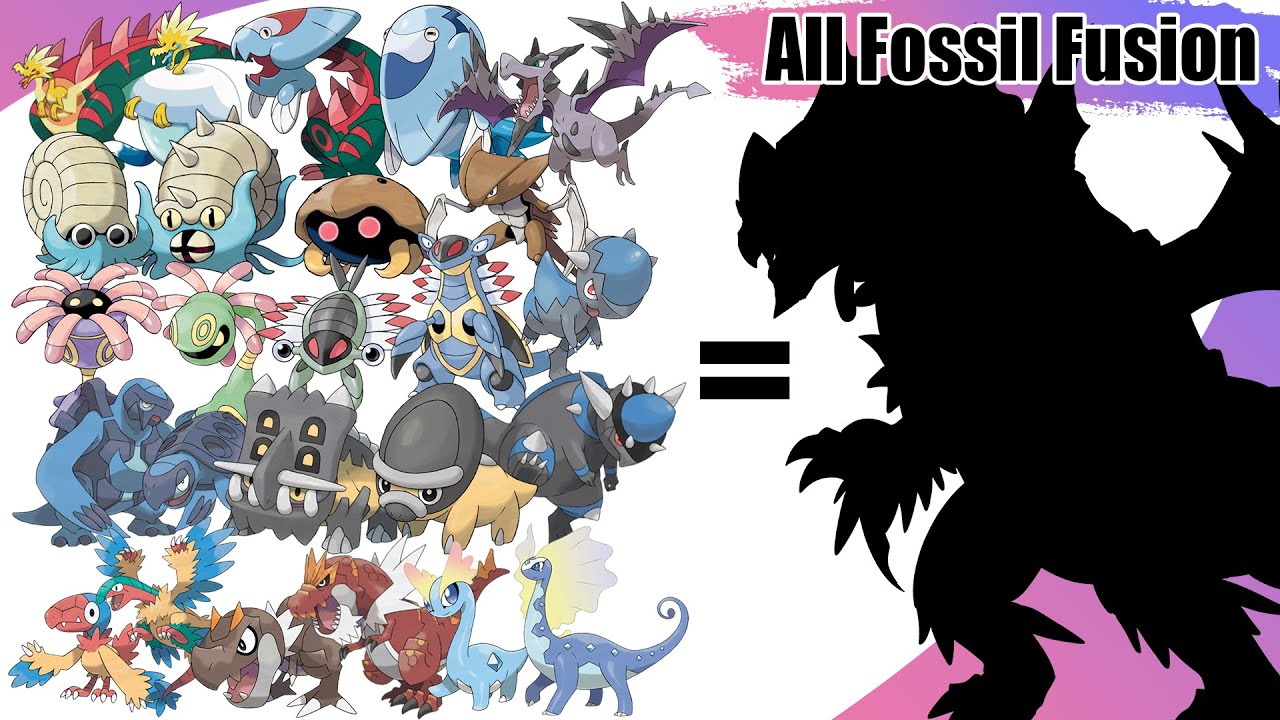 All Fossil Pokémon Fusion | Dinosaur Pokémon Fusions | Max S - YouTube