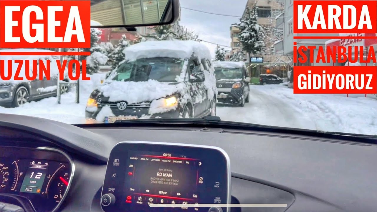 İSTANBULA GİRİŞLER KAPANDI | KARDA MAHSUR KALAN TAKİPCİMİZ | 1.6 DİZEL FİAT EGEA UZUN YOL VLOG