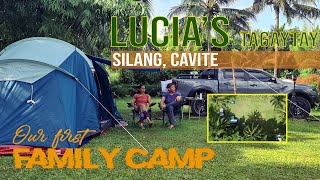 First Family Car Camping | Lucia's Tagaytay | Silang Cavite | Arpenaz 4.2 | Timelapse setup | ASMR