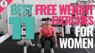 11 BEST Free Weight Exercises for Women