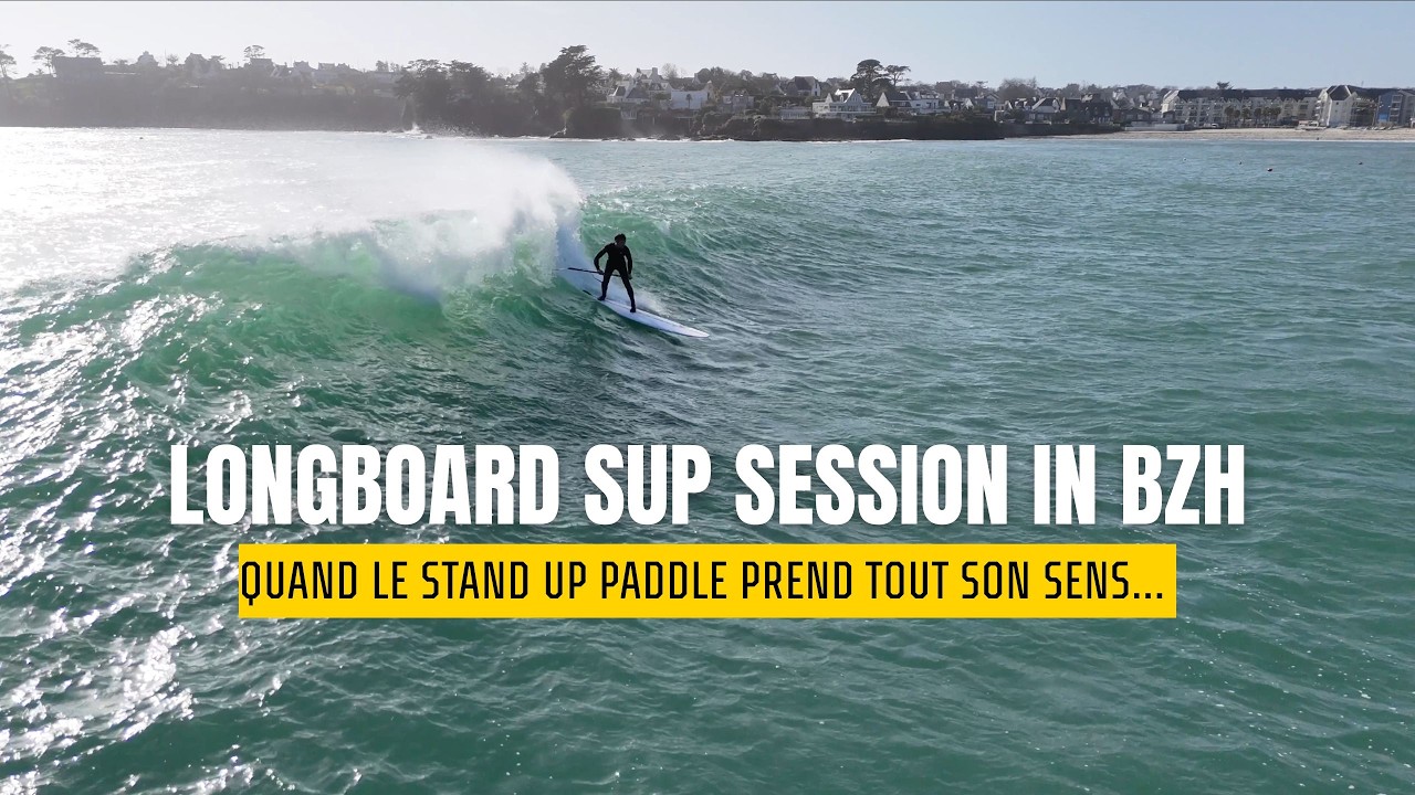 LONGBOARD SUP SESSION IN BZH!!