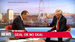 No Brexit deal means no money to EU: David Davis