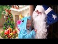 Поймали в Новый Год настоящего Деда Мороза 🎅 с подарками Видео для детей от KiKiStar VLOG