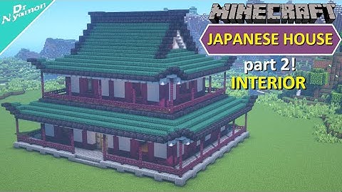 How to Build a JAPANESE STYLE HOUSE(part 2)[Minecraft Tutorial]