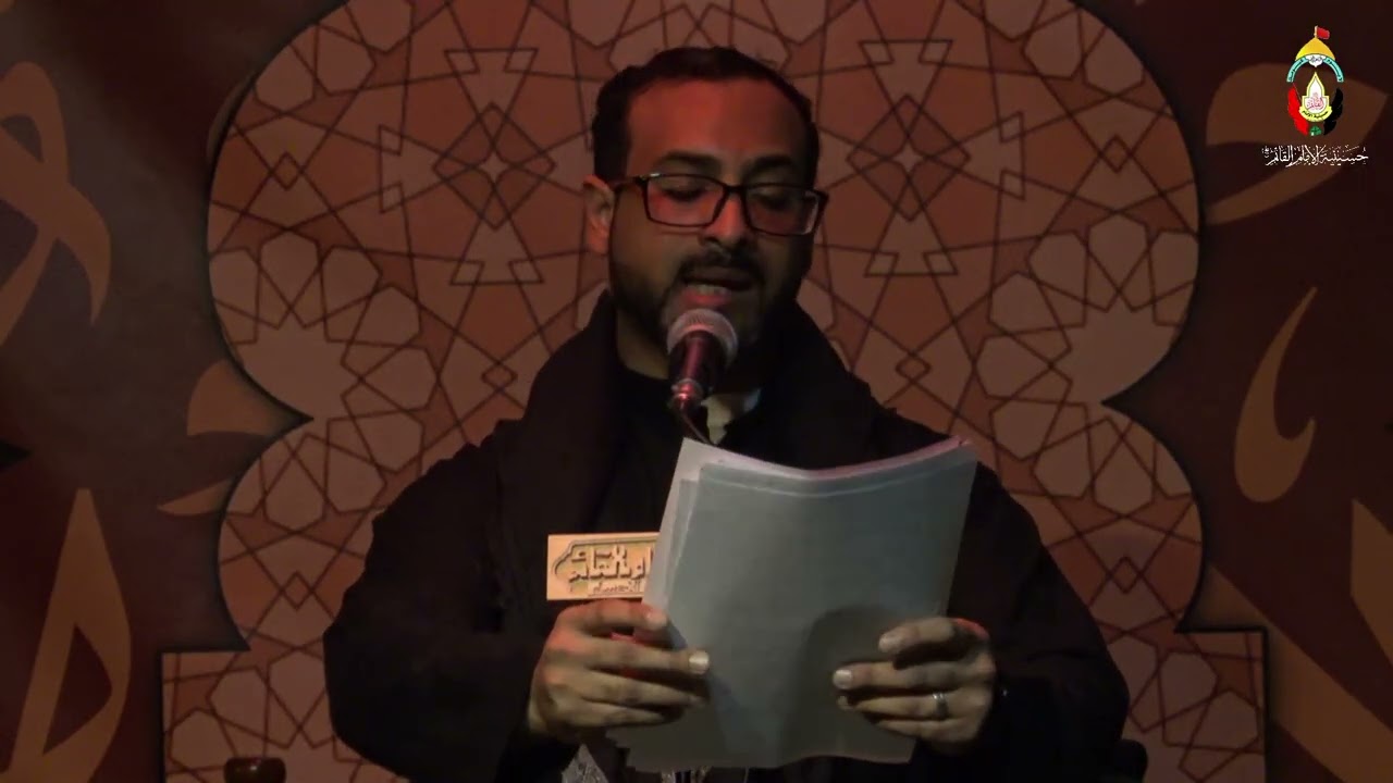 حسينية الإمام القائم (مشرفة)ليلة مرض أمير المؤمنين(ع)الرادود الحسيني أحمد الحداد-ليلة20رمضان1447هـ