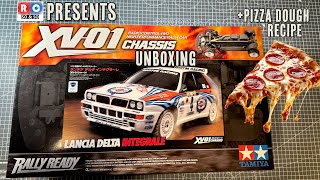Unboxing the Tamiya XV-01 Lancia Delta Integrale | 58569 - YouTube