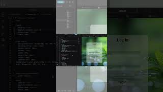 glassmorphism login page design css html | beginner project #100dayschallenge #beginner