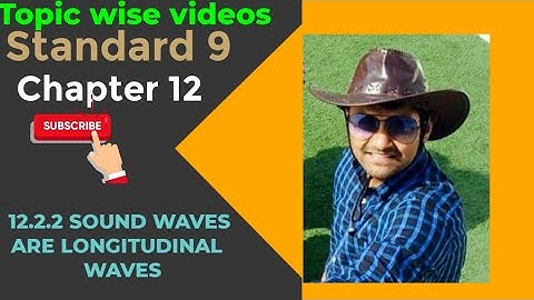 NCERT Science class 9 chapter 12 12.2.2 SOUND WAVES ARE LONGITUDINAL WAVES