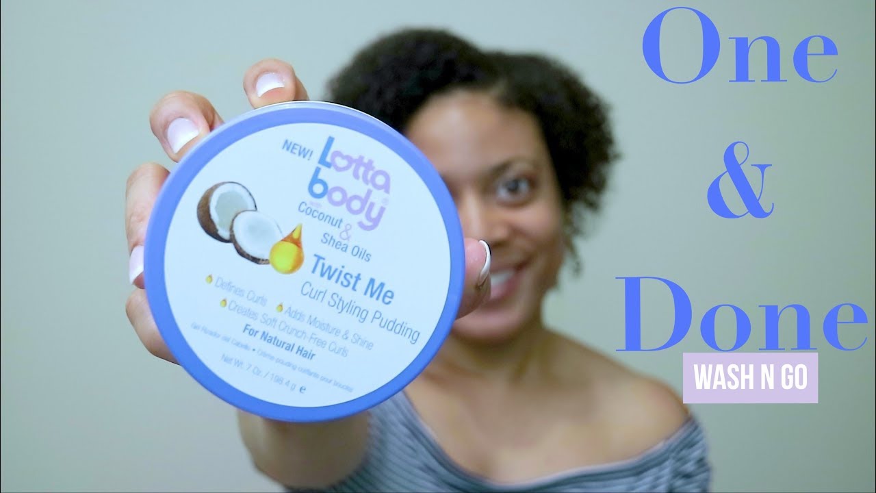 1 PRODUCT Wash & Go Lotta Body Curl Styling Pudding Bleaching My