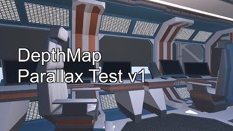 6DOF Parallax using DepthMap for 360 stereo VR - Test 1
