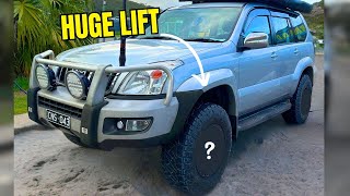 This is The Biggest 2" Suspension Lift I Have Ever Seen + NEW WHEELS! (Prado Build PT4)
