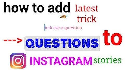 How to Get Ask me Questions FEATURE on INSTAGRAM story  [ HINDI ] latest trick
