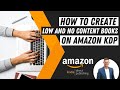 Udemy Course | How to Create and Publish Low and No Content Books on Amazon KDP | Preview