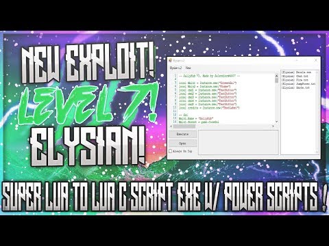 Omfg New Hack Exploit Elysian Super Lua To Lua C Script Exe W Super Ui Scripts Works Youtube - roblox elysian discord