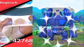 First Ever✨Shiny Regirock Raid in #pokemongo