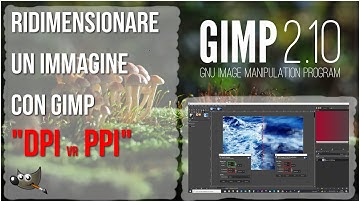 GIMP - Ridimensionare un immagine