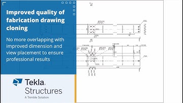 View placement and Dimension placement improvements | Tekla Structures 2025