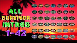 All Survivor Intros | Seasons 1 - 42 Combined