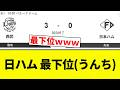【うんち】日ハム 最下位(うんち)【プロ野球反応集】【2chスレ】【なんG】