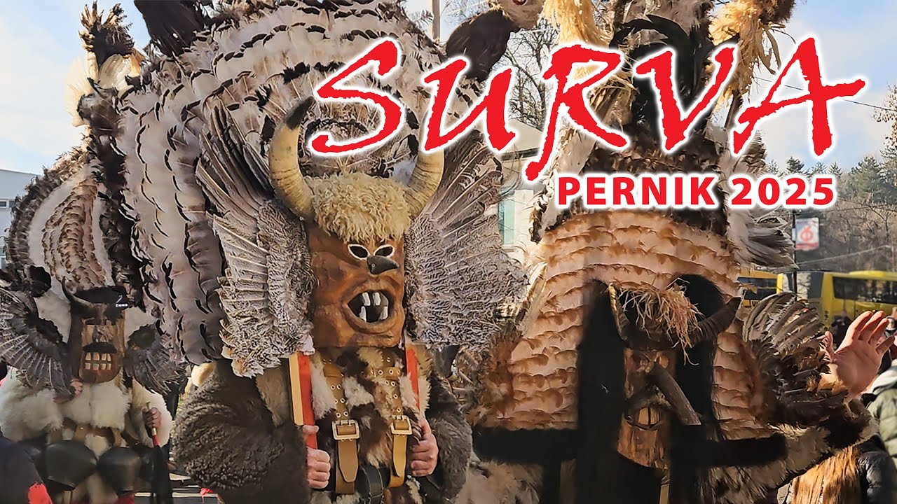 СУРВА 2025 Перник, Маскараден Фестивал 🇧🇬 SURVA 2025 Pernik, Masquerade Festival