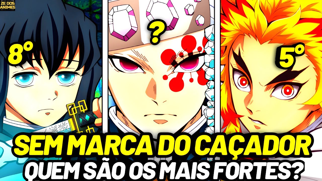 TODOS OS CAÇADORES DE ONIS DE DEMON SLAYER DO MAIS FRACO AO MAIS FORTE -  Kimetsu no Yaiba 