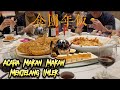 Acara makan bersama keluarga menjelang imlek  