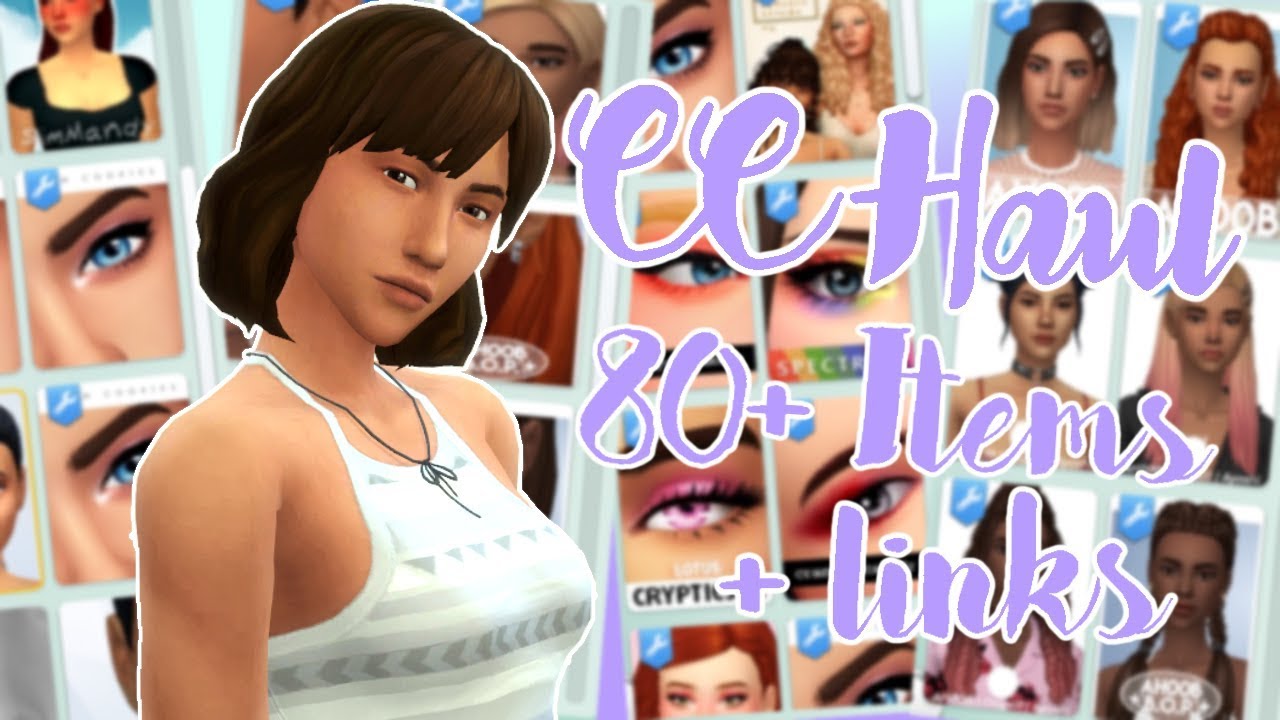 Maxis Match CC Haul (+ Links!!): Female Hair, Skin Details and Accessories // Sims 4
