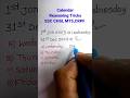 Master Calendar Shortcuts & Tricks for SSC CGL | Quick Reasoning Tips 📅